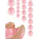 20× propojitelné nafukovací balónky pastelově růžové 28 cm