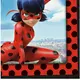 20 papírových ubrousků Ladybug in Paris 33 x 33 cm