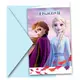 6 pozvánek Frozen 2 s obálkami