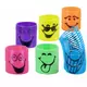 6 pružinek „smileys“ 3 cm