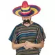 Vícebarevné sombrero pro dospělé 50 cm