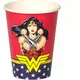 8 Wonder Woman papírových kelímků 210 ml