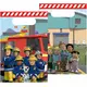 8 plastových tašek Fireman Sam 16 × 23 cm