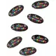 80 papírových stolních konfet Birthday Fireworks 4 x 2 cm
