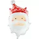Balónek hlava Santa Claus 50 × 70 cm
