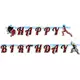 Kartonová girlanda Happy Birthday Ladybug 170 cm