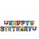 Girlanda Happy Birthday Super Mario 1,90 m