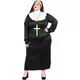 Kostým jeptišky pro ženy – plus size