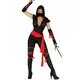 Sexy ninja overal kostým pro ženy, Velikost: Small
