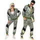 Teplákový kostým s motivem dolarové bankovky – plus size, Velikost: XX-Large