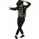 Černá bunda Michael Jackson pro dospělé, Velikost: Small/Medium