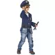 Dětský policejní kostým s doplňky, Velikost: 7-9 let (120-130 cm)