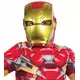 Plastová polomaska Iron Man pro děti