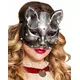Steampunk stříbrný vlk-kočka pro dospělé