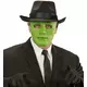 Zelená anonymní maska pro dospělé