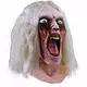 Krvavá latexová maska zombie pro dospělé Halloween