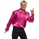 Růžová disco košile pro muže, Velikost: Large (52/54)