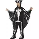 Dětský kostým netopýří kostlivec Halloween, Velikost: 10-12 let (145/158 cm)