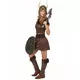 Sexy hnědý vikingský kostým pro ženy, Velikost: Medium