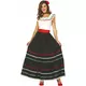 Dlouhý mexický kostým pro ženy, Velikost: Large (42-44)