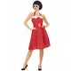 Dámský červený rockabilly kostým 50. let, Velikost: Medium