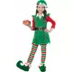 Luxusní vánoční elf kostým pro dívky, Velikost: 6-8 let (134 cm)