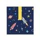 6 papírových dárkových taštiček Space Adventure 13 × 14 cm, image 2