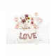 Fóliové balónky písmena „LOVE“ růžové zlato 140 x 35 cm, image 2