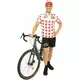 Pánský cyklistický kostým Sauciflex bílo-červený, Velikost: Small/Medium