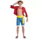 Kostým Luffy One Piece pro dospělé, Velikost: Small