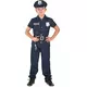 Dětský kostým policisty s krátkým rukávem, Velikost: 7-9 let (120-130 cm)