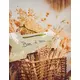 Směrovka šipka khaki pampa a zlaté zdobení 39 x 14.5 cm, image 2
