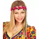 Vícebarevný květinový věneček do vlasů pro hippie vílu/elfa, image 2