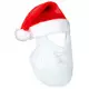 Vánoční Santa čepice s vousy pro dospělé, image 2