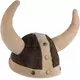Měkká hnědá vikingská helma pro dospělé, image 2