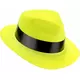 Neonově žlutý gangster klobouk pro dospělé, image 2