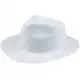 Bílý flitrovaný klobouk pro dospělé, image 2