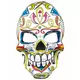 Maska Dia de los Muertos bílá, image 2