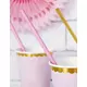 10 světle růžových kartonových brček 19.5 cm, image 2