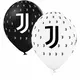 12 černo-bílých latexových balónků Juventus 30 cm, image 2