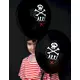 6 černých latexových balónků Pirate Party 30 cm, image 2