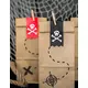 6 kraftových dárkových taštiček Pirate Party 8 × 18 × 6 cm, image 2