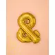 Fóliový balónek zlatý symbol & 35 cm, image 2