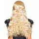 Dlouhá blond paruka s malými copánky pro ženy, image 2