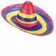 Vícebarevné sombrero pro dospělé 50 cm, image 2