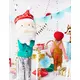 Balónek hlava Santa Claus 50 × 70 cm, image 2