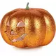 Třpytivá svítící halloweenská dýně 17 cm, image 2