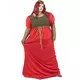 Červený středověký kostým pro ženy – plus size, image 2