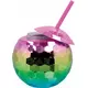Duhový kelímek disco koule 600 ml, image 2