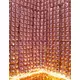 Rose gold balónková záclona 55 x 110 cm, image 2